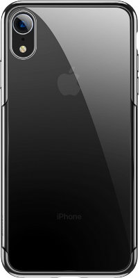 Чехол Baseus Glitter Case Black для iPhone XR  • Прозрачная фактура • Отличная защита корпуса • Дополнительная защита дисплея и камеры