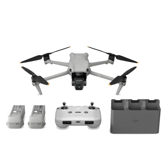 Квадрокоптер DJI Air 3 Fly More Combo (DJI RC-N2)  Время полёта 46 мин • Рабочая дистанция 20 км • Максимальная высота полёта 6000 м • Позиционирование GPS, Галилео, BeiDou • Максимальное время зависания 42 мин • Объём памяти 8 Гб • Ёмкость аккумулятора 5200 мАч