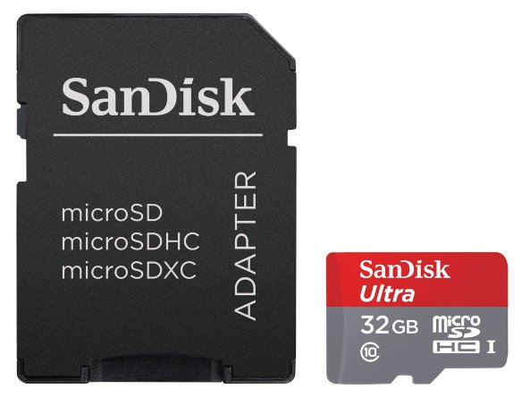 Карта памяти SanDisk Ultra microSDHC 32 Gb Class 10 UHS-I 30 MB/s + Adapter  Карта памяти SanDisk • microSDHC • 32 Гб • Class 10 UHS-I • Скорость до 30 Мб/сек