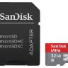 Карта памяти SanDisk Ultra microSDHC 32 Gb Class 10 UHS-I 30 MB/s + Adapter