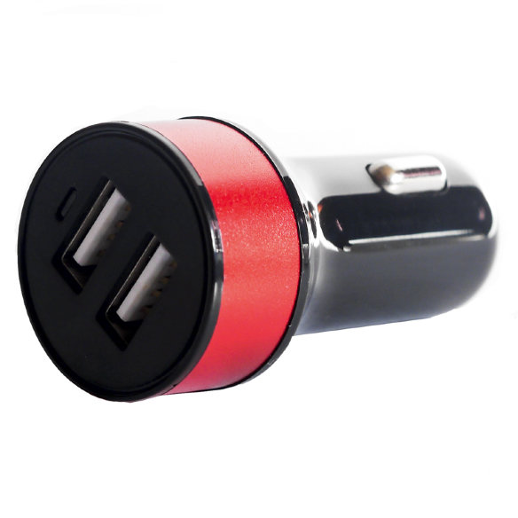 Автомобильное зарядное устройство для GoPro Auto Charger  Автомобильная зарядка GoPro от прикуривателя • можно заряжать сразу 2 камеры • для всех камер GoPro