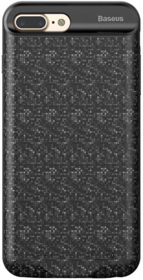 Чехол-аккумулятор Baseus Plaid Backpack Power Bank 3650mAh Black для iPhone 8/7 Plus