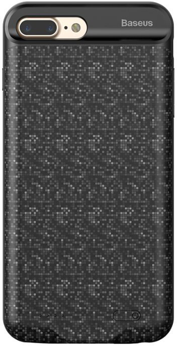 Чехол-аккумулятор Baseus Plaid Backpack Power Bank 3650mAh Black для iPhone 8/7 Plus  Чехол-аккумулятор с уникальным дизайном для iPhone 8/7 Plus