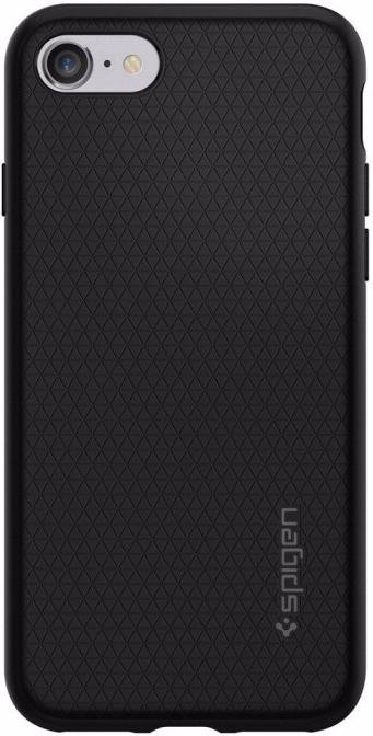 Чехол Spigen Liquid Air Black для iPhone 8/7 (042CS20511)  Стильный аксессуар премиального класса • Изготовлен из качественного TPU • Свободный доступ ко всем интерфейсам телефона