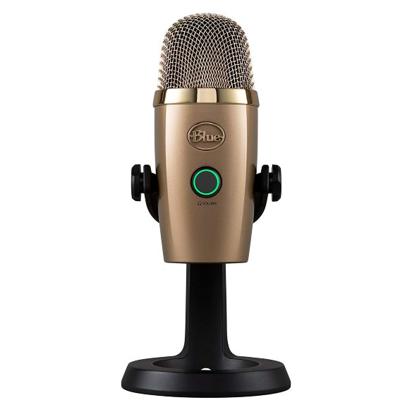 USB-микрофон Blue Microphones Yeti Nano Cubano Gold  Питание от USB • Компактные размеры • Высокое качество записи • Не требует драйверов