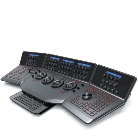 Панель управления Blackmagic DaVinci Resolve Advanced Panel  Питание: сетевой адаптер • Мощность (макс) 80 Вт • Вход 100-240 В; 50/60 Гц; 1,5 А • Температурный диапазон 0°/40° C