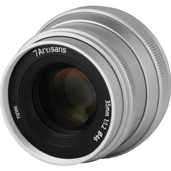 Объектив 7artisans 35mm F1.2 II X-mount Серебро  Байонет объектива X-mount • Покрытие матрицы APS-C • Фокусное расстояние 35 мм • Фокусировка ручная • Максимальная диафрагма f1.2 • Минимальная диафрагма F/22 • Угол зрения диагональ 43.9°