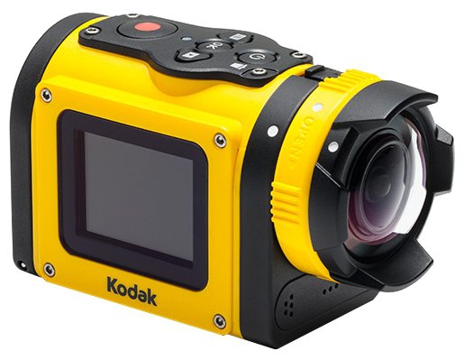 Экшн-камера Kodak PixPro SP1 Wi-Fi  Видео Full HD 1080p • Матрица 14.21 МП (1/2.3") • Карты памяти microSD, microSDHC • Wi-Fi • 100 Мб встроенной флэш-памяти