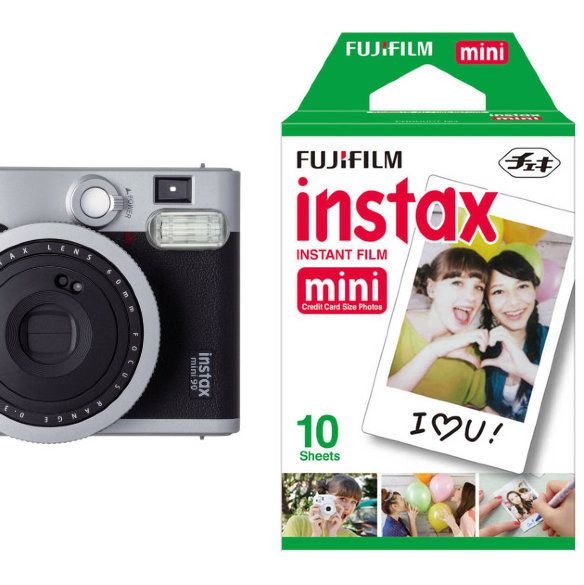 Картридж (кассета) FujiFilm Instax Mini Glossy 10 фото для Instax Mini 90 Neo Classic  Набор на 10 кадров • размер фотографии: 86 x 54 мм • Для Fujifilm Instax серии Mini и Polaroid Pic 300