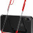 Чехол Baseus Glitter Case Red для iPhone XR  - Чехол Baseus Glitter Case Red для iPhone XR