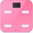 Умные весы YUNMAI color, розовые  - Умные весы YUNMAI color, розовые