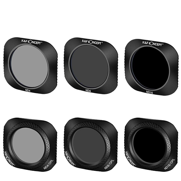 Комплект фильтров K&amp;F Concept 6 in 1 для DJI Mavic 2 Pro  Набор из 6 светофильтров • Высококачественные  материалы • Водонепроницаемые • Олеофобное покрытие • Для DJI Mavic 2 Pro