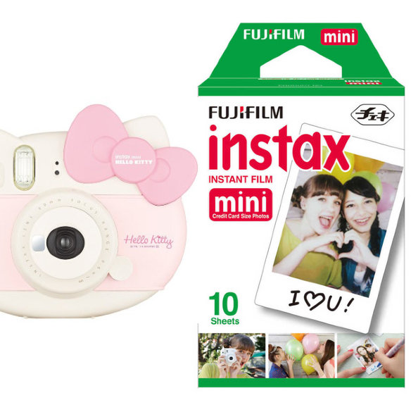 Картридж (кассета) FujiFilm Instax Mini Glossy 10 фото для Instax Mini Hello Kitty  Набор на 10 кадров • размер фотографии: 86 x 54 мм • Для Fujifilm Instax серии Mini и Polaroid Pic 300
