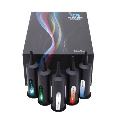 Картриджи (фотополимеры) для 3D ручки Future Make Polyes Q1 Premium — Набор из 5 цветов (2 светящихся в темноте, прозрачный и 2 термочувствительных)