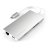 USB-хаб (концентратор) Satechi Type-C Multi-Port Adapter 4K with Ethernet V2 Silver для MacBook Pro / Air / iPad Pro  - USB-хаб (концентратор) Satechi Type-C Multi-Port Adapter 4K with Ethernet V2 Silver для MacBook Pro 13"/15" и MacBook 12"