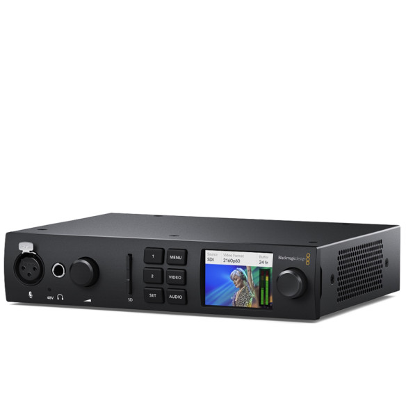 Устройство видеозахвата Blackmagic UltraStudio 4K MINI  Подключение микрофона, подключение наушников • Встроенный дисплей • Порты HDMI, REF, SDI, SD карта памяти, Thunderbolt, Type-C • Питание сетевой адаптер • Мощность (макс) 75.3 Вт • Вход 100-240 В