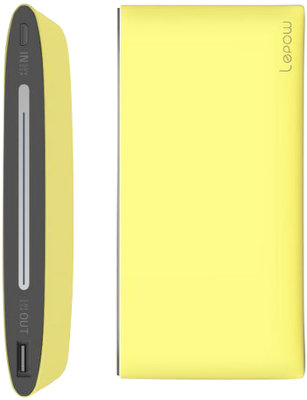 Внешний аккумулятор Lepow 5000 mAh Poki P15 Yellow
