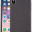 Чехол-накладка Uniq Glacier Luxe Kanvas Black для iPhone X/XS  - Чехол-накладка Uniq Glacier Luxe Kanvas Black для iPhone X/XS 