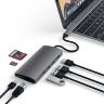 USB-хаб (концентратор) Satechi Type-C Multi-Port Adapter 4K with Ethernet V2 Space Gray для MacBook Pro / Air / iPad Pro