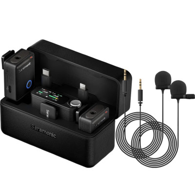 Радиосистема Saramonic Ultra Чёрная + 2 петличных микрофона