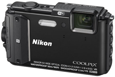 Подводный фотоаппарат Nikon Coolpix AW130 Black