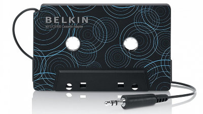 Кассетный адаптер Belkin Cassette Adapter F8V366BT Black  Для кассетных магнитол • Стильный корпус • Чистое звучание • Прост в использовании