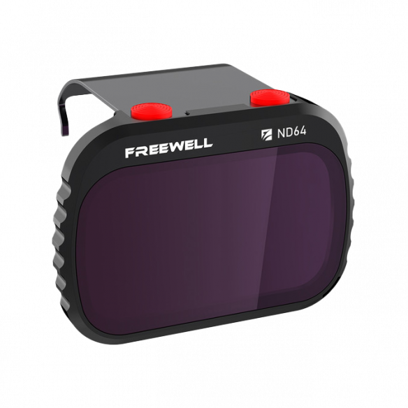 Светофильтр Freewell для DJI Mavic Mini/Mini 2 ND64  • ND нейтральный • Гидрофобная поверхность • Олеофобное покрытие • Плотность: 64