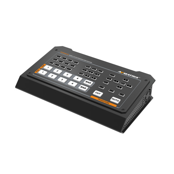Видеомикшер-стример AVMATRIX HVS0401E компактный 4CH HDMI/DP USB/LAN  Прямая трансляция через Ethernet • Захват по USB и потоковая передача • Интегрированный рекордер • Элементы управления на Web-странице • Множество интерфейсов • Эффект перехода • Аудиомикшер • Функции и эффекты • Переходы CUT и AUTO • Неограниченные области применения
