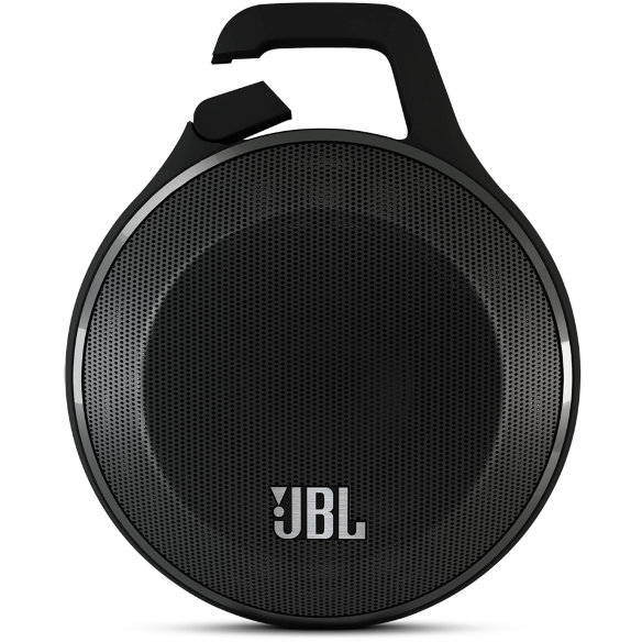 Портативная колонка JBL Clip Black для iPhone, iPod, iPad и Android (JBLCLIPBLKEU)  Компактный дизайн • встроенное крепление-карабин • мощность 3,2 Вт  • подключение по Bluetooth • время работы 5 часов • встроенный микрофон • линейный вход (3.5 мм)