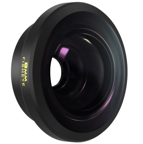 Объектив Freewell 8mm Fisheye для смартфона (17mm mount)  Фокусное расстояние 8 мм • Байонет объектива 17 мм • Тип объектива Fisheye (рыбий глаз) • Материал алюминий, оптическое стекло • Угол обзора 220°