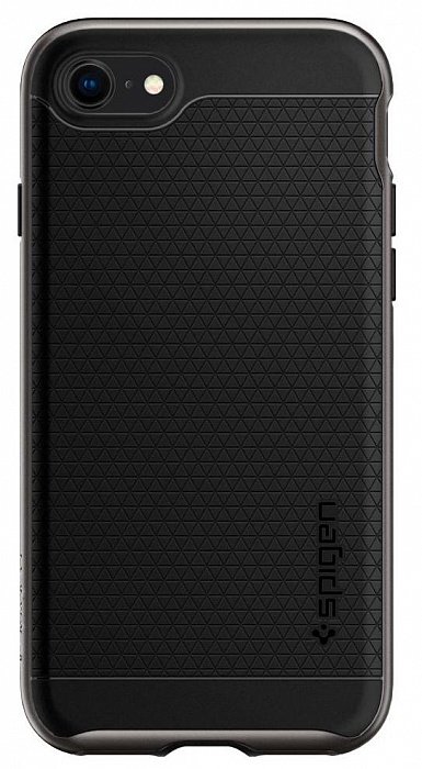 Чехол Spigen Neo Hybrid 2 для iPhone 8/7 Gunmetal (054CS22358)  Двухкомпонентная конструкция с амортизирующим слоем и жесткой рамкой • Защита от падения