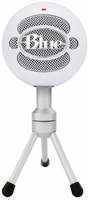USB-микрофон Blue Microphones Snowball iCE White  Конструкция с двойной капсулой • Возможность использования с iPad • Не требует установки драйверов • Микрофон профессионального качества • Отлично подходит для подкастов 