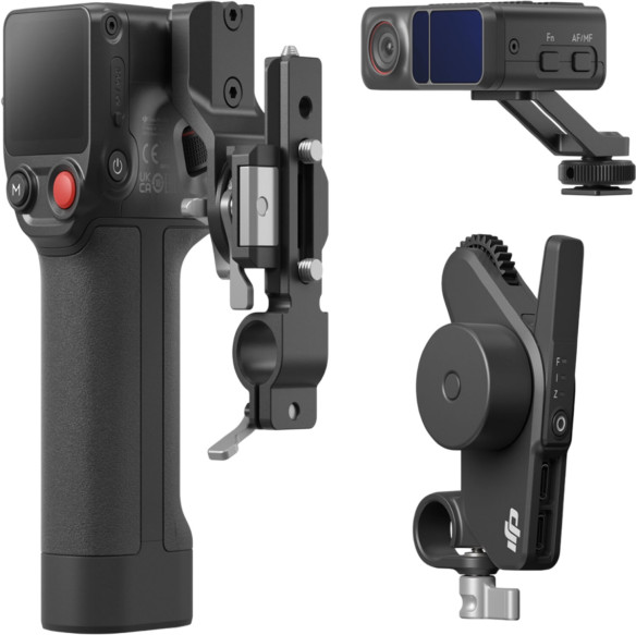 Система фокусировки DJI Focus Pro All-In-One Combo  Встроенный дисплей • Питание: собственный аккумулятор, Type-C, NP-F550 • Автоматическая фокусировка • Крепление "папа" Cold Shoe • Крепление "мама" Rod 15mm