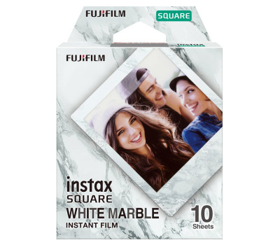 FUJIFILM Colorfilm Instax SQUARE Film White Marble кассета 10 листов