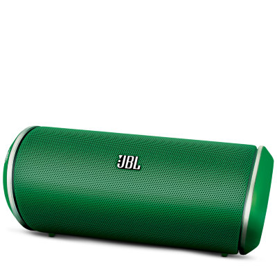Портативная колонка JBL Flip Green для iPhone, iPod, iPad и Android (JBLFLIPGRNEU)  Изящный дизайн • мощность 10 Вт  • подключение по Bluetooth • встроенный басовый порт • время работы 5 часов • встроенный микрофон и кнопка ответа на звонок • линейный вход (3.5 мм)