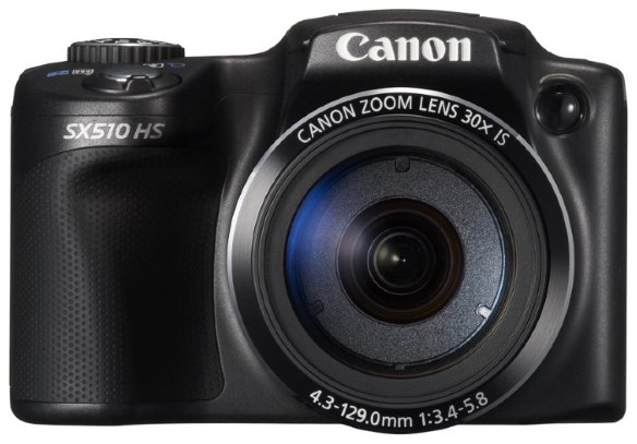 Цифровой фотоаппарат Canon PowerShot SX510 HS  Фотокамера с суперзумом • Матрица 12.8 МП (1/2.3") • Съемка видео Full HD • Оптический зум 30x • Экран 3"