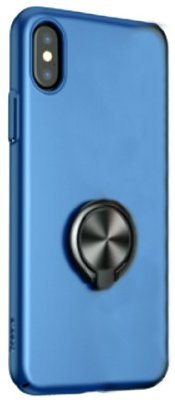 Чехол с кольцом-держателем Baseus Ring Case Dark Blue для iPhone X/XS