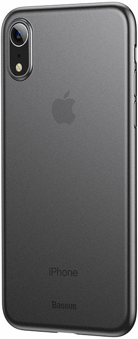 Чехол Baseus Wing Black для iPhone XR  Полупрозрачная матовая текстура • Шероховатая поверхность не оставляет отпечатков • Прекрасная защита от влаги, пыли и механических повреждений