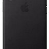 Чехол Apple Leather Case Black (Черный) для iPhone X/XS