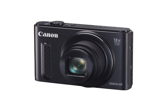 Цифровой фотоаппарат Canon PowerShot SX610 HS Black  Компактная фотокамера • Матрица 20.2 МП (1/2.3") • Съемка видео Full HD • Оптический зум 18x • Экран 3" • Wi-Fi