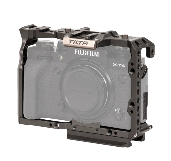 Клетка Tilta для Fujifilm X-T3/X-T4 Tilta Grey   • Устройство: Fujifilm X-T3, Fujifilm X-T4 • Материал: алюминий, нержавеющая сталь • Имеет крепление: 1/4", Cold Shoe