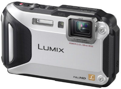 Подводный фотоаппарат Panasonic Lumix DMC-FT5 Silver  Подводный (до 13 м) • ударопрочный (до 2 м) • морозостойкий (до -10°C) • пыленепроницаемый • GPS •  барометр • альтиметр • 16 Мпикс • зум 4,6х • дисплей 3" • видео FullHD 1080p