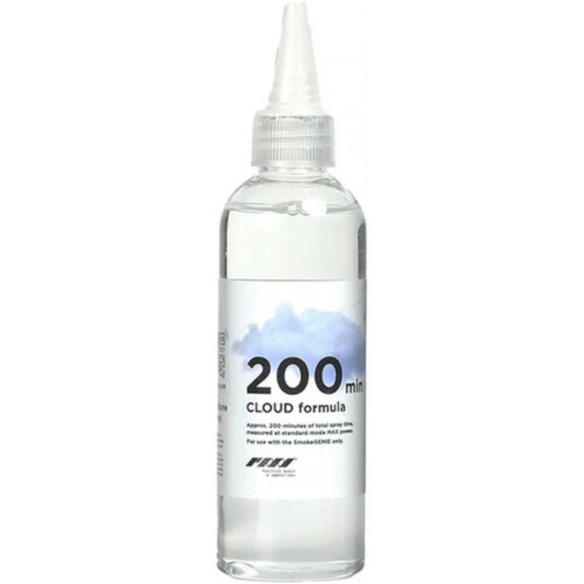 Жидкость PMI Cloud Formula для дым-машины, 100 мл  От 200 до 240 минут распыления в режиме по умолчанию • Безопасная • Без запаха • Экологичная