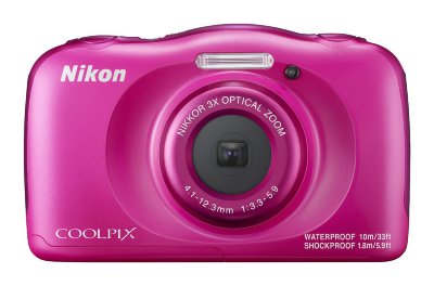 Подводный фотоаппарат Nikon Coolpix W100 Pink  Подводный (до 10 м) • ударопрочный (1,5 м) • морозостойкий • пыленепроницаемый • 13 Мпикс • зум 3х • дисплей 2,7" • видео FullHD 1080p