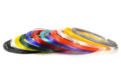 Набор высококачественного PRO-пластика для 3D-ручек — 12 цветов по 10 метров (кристальные и металлик)