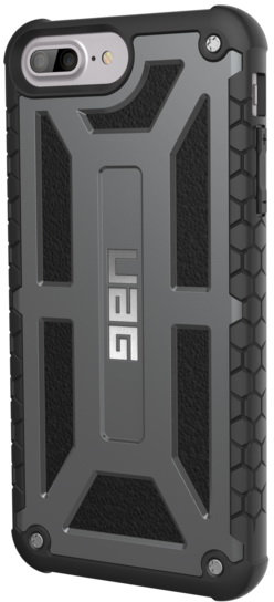Противоударный чехол UAG Elite Series Monarch Graphite для iPhone 8/7Plus  Ударопрочный чехол с 5-слойной защитой для iPhone 8/7 Plus