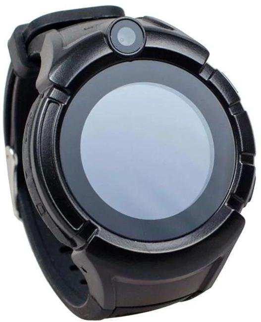 Детские умные часы Prolike PLSW200BK, черные  Поддержка microSIM • Кнопка SOS • Встроенная камера • Крупный LED-дисплей • Силиконовый ремешок • Датчик снятия с руки