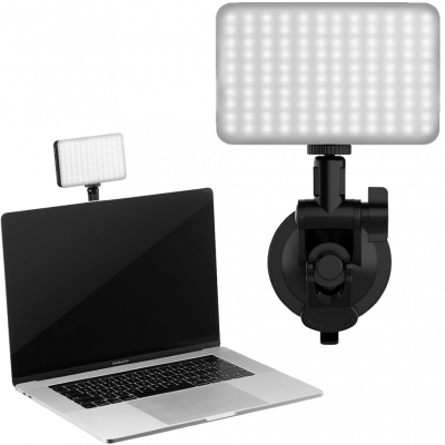 Осветитель Ulanzi VIJIM Video Conference Lighting Kit (VL-120+крепление присоска)  • Вид осветителя: LED панель • Цветовая температура: 3200 — 6500 • Питание: встроенный аккумулятор • RGB режим: Нет • Светодиоды: 120 шт • Мощность (макс): 8 Вт • Ёмкость аккумулятора: 3100 мАч