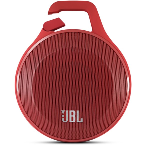 Портативная колонка JBL Clip Red для iPhone, iPod, iPad и Android (JBLCLIPREDEU)  Компактный дизайн • встроенное крепление-карабин • мощность 3,2 Вт  • подключение по Bluetooth • время работы 5 часов • встроенный микрофон • линейный вход (3.5 мм)