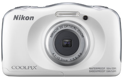 Подводный фотоаппарат Nikon Coolpix W100 White  Подводный (до 10 м) • ударопрочный (1,5 м) • морозостойкий • пыленепроницаемый • 13 Мпикс • зум 3х • дисплей 2,7" • видео FullHD 1080p
